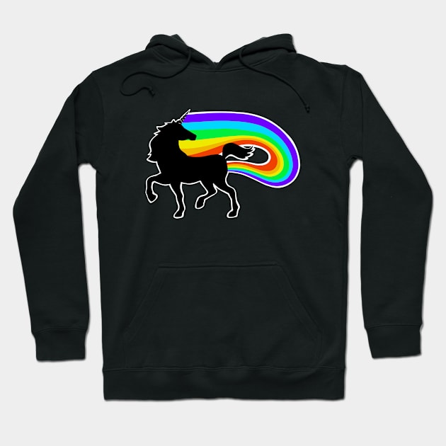 Unicorn Farts Hoodie by TimAddisonArt